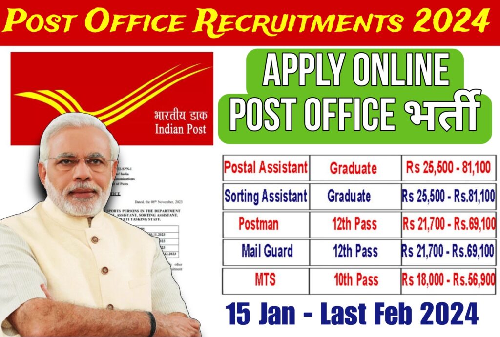 post office recruitment 2024 post office vacancy 